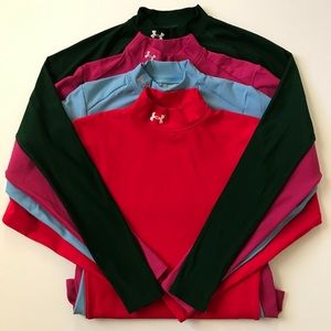 Under Armour mock neck shirts